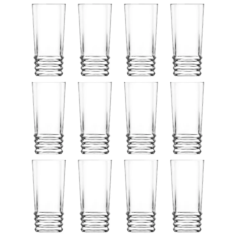 335ml Elegan Highball Glasses - Pack of 12 - By LAV