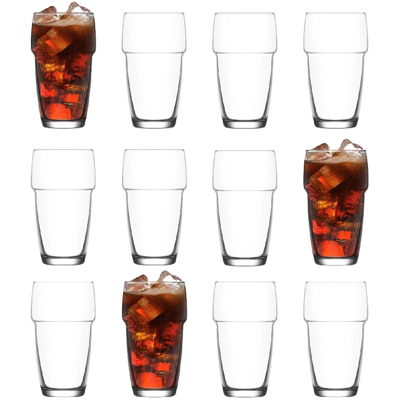 340ml Galata Stacking Highball Glasses - Pack of 12  - By LAV