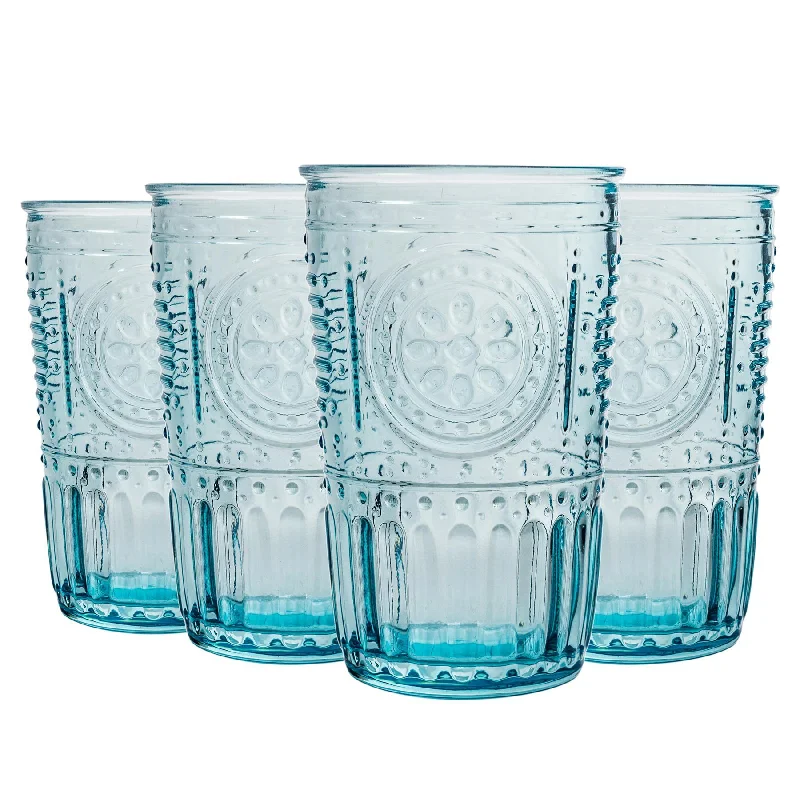 340ml Romantic Highball Glasses - Pack of Four - By Bormioli Rocco