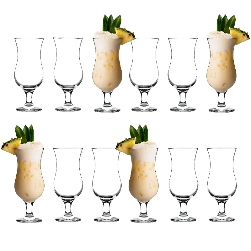 390ml Fiesta Pina Colada Glasses - Pack of 12 - By LAV