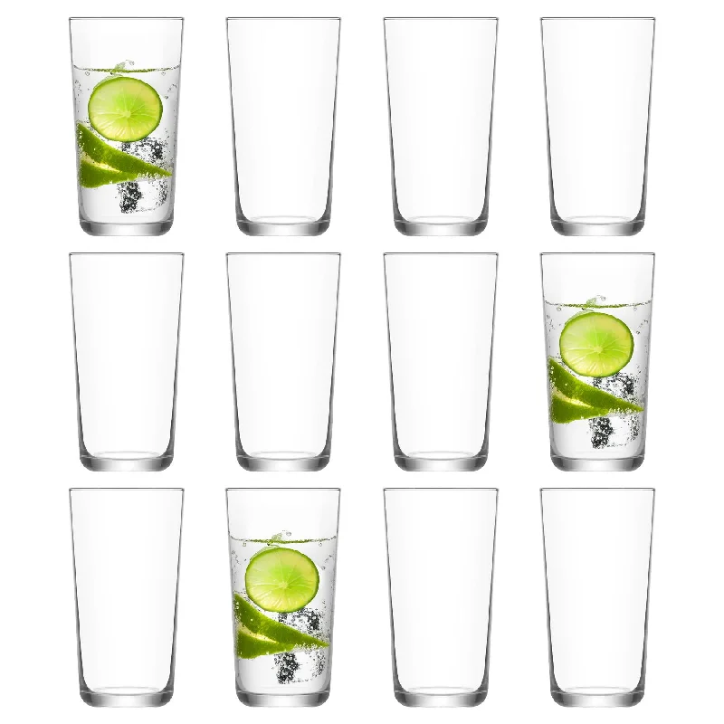 490ml Assos Highball Glasses - Pack of 12 - By LAV