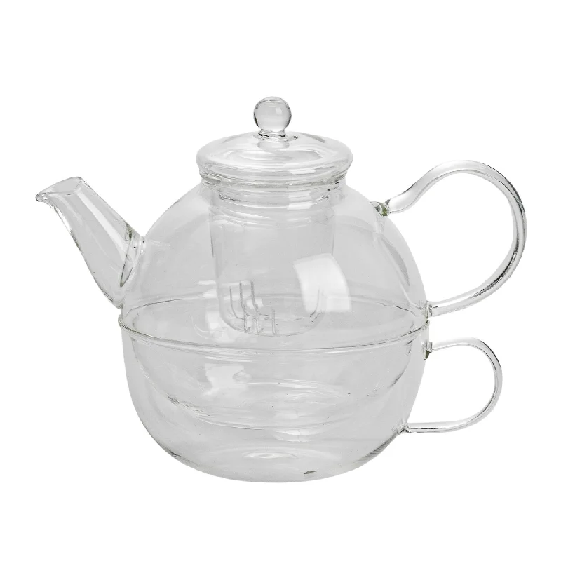 550ml Glass Tea For One Set - By Argon Tableware