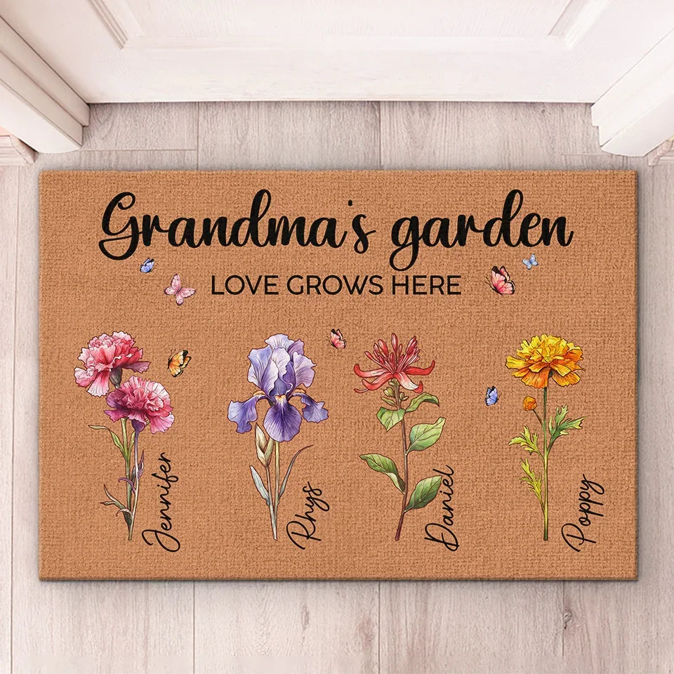 A House Needs A Grandma In It - Family Personalized Custom Home Decor Decorative Mat - Christmas Gift, House Warming Gift For Grandma, Grandparents