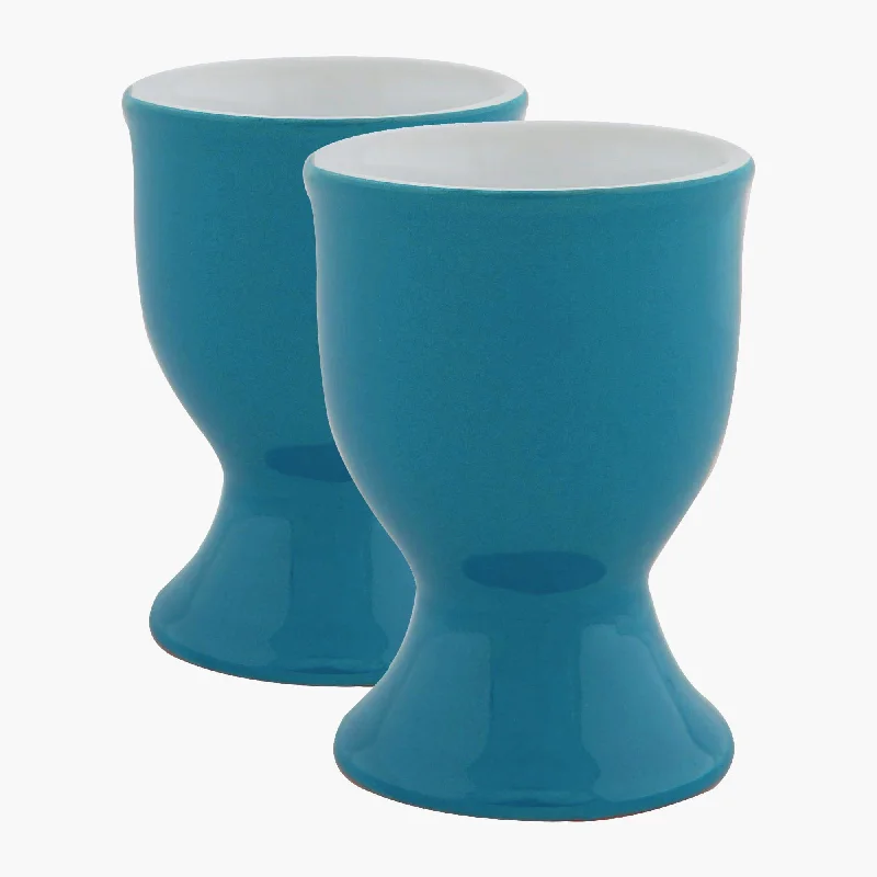 Coloured Stoneware Egg Cups - Pack of Two - By Argon Tableware