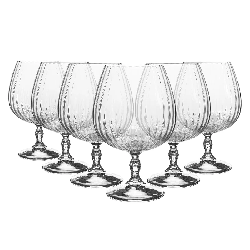 650ml America '20s Brandy Glasses - Pack of Six - By Bormioli Rocco