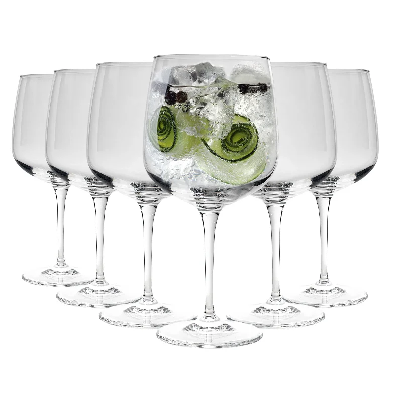 775ml Premium Gin Glasses - Pack of Six - By Bormioli Rocco