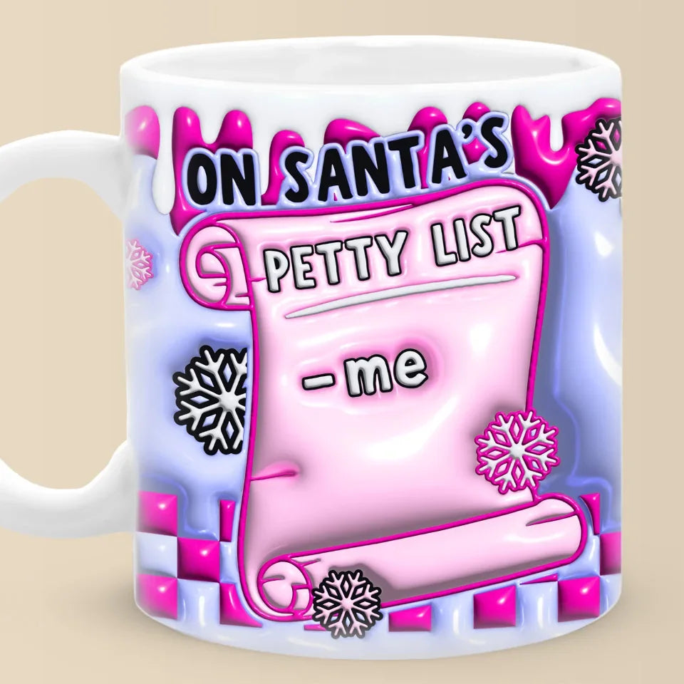 Brighten Your Day With A Fun - Personalized Custom 3D Inflated Effect Printed Mug - Gift For Yourself, Gift For Best Friends, BFF, Sisters