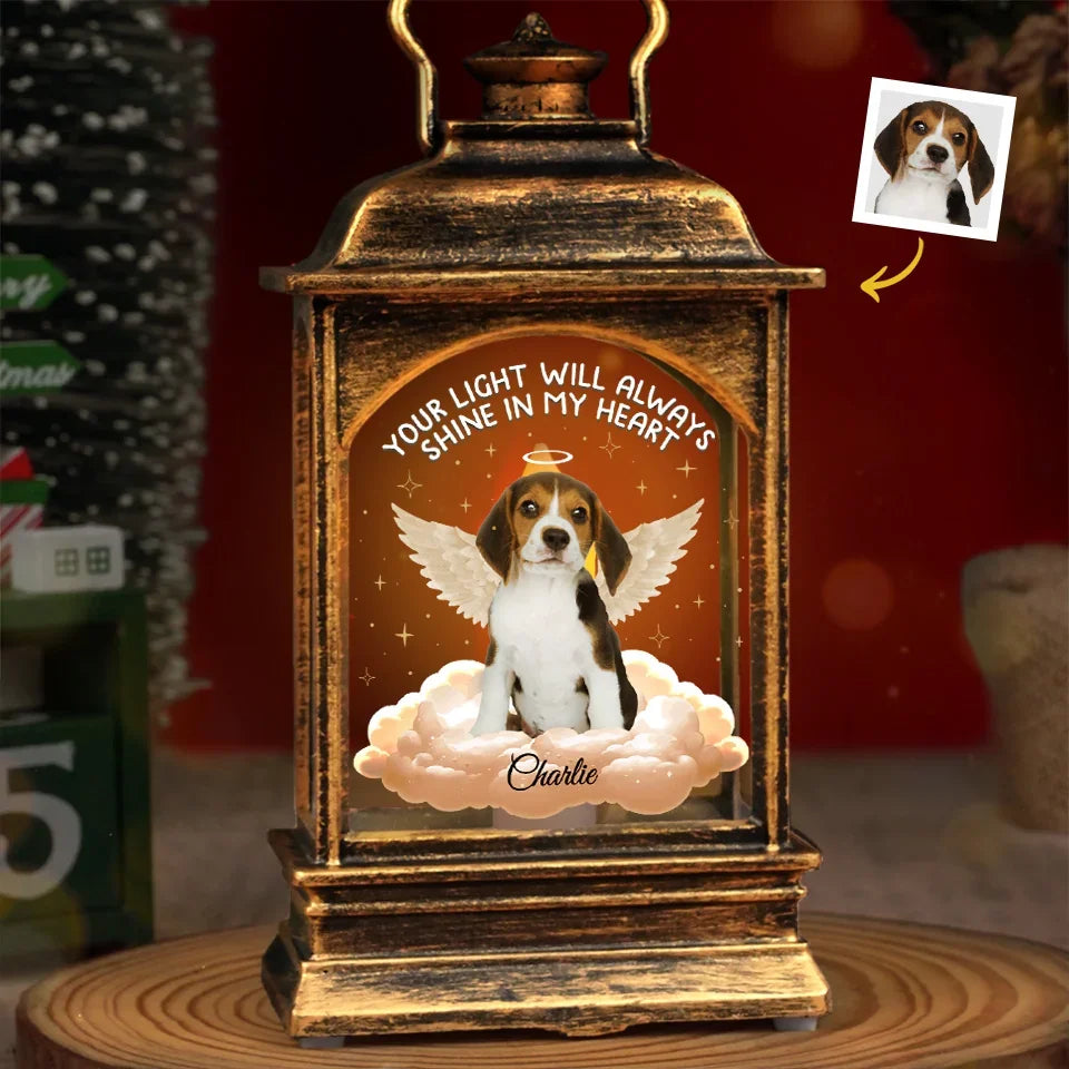 Custom Photo You Were My Favourite Hello And My Hardest Goodbye - Memorial Personalized Custom Christmas Wind Lamp - Sympathy Gift, Christmas Gift For Pet Owners, Pet Lovers