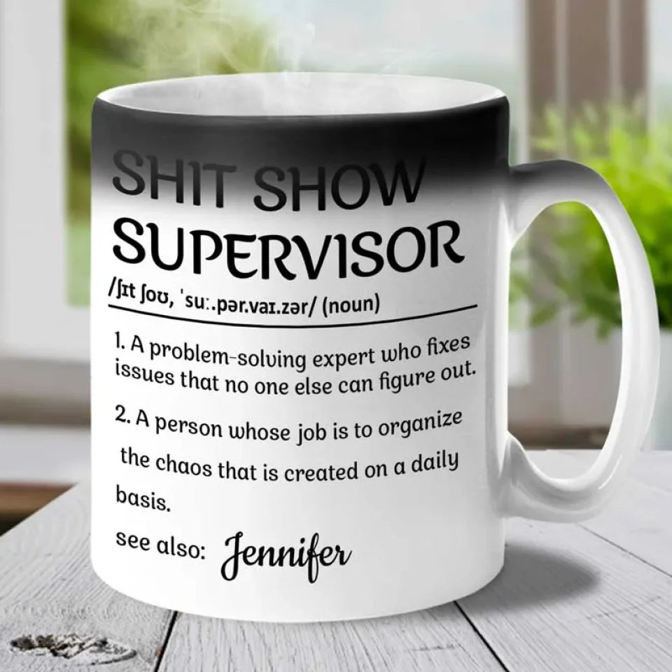 Expert Problem Solver - Personalized Custom Color Changing Mug - Christmas Gift For Coworkers, Work Friends, Colleagues