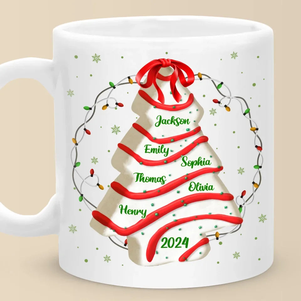 Family Traditions Make Christmas So Much Sweeter - Family Personalized Custom Mug - Christmas Gift For Family Members