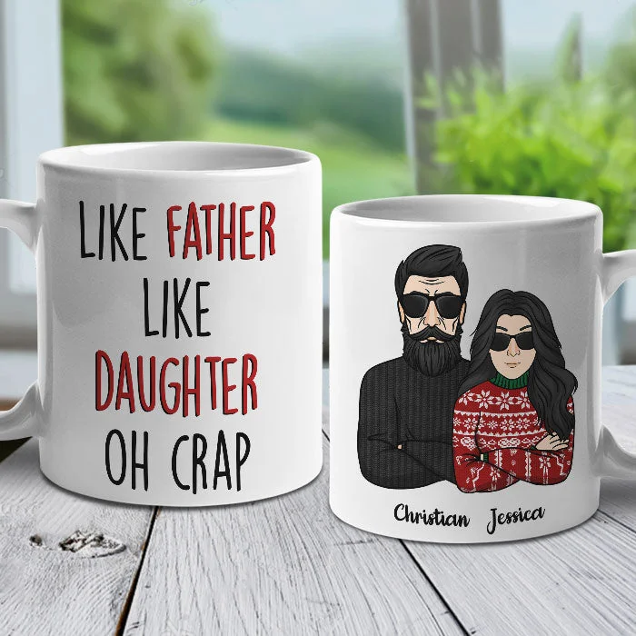 Like Father Like Daughter, Like Mother Like Son, Best Friends For Life - Personalized Mug