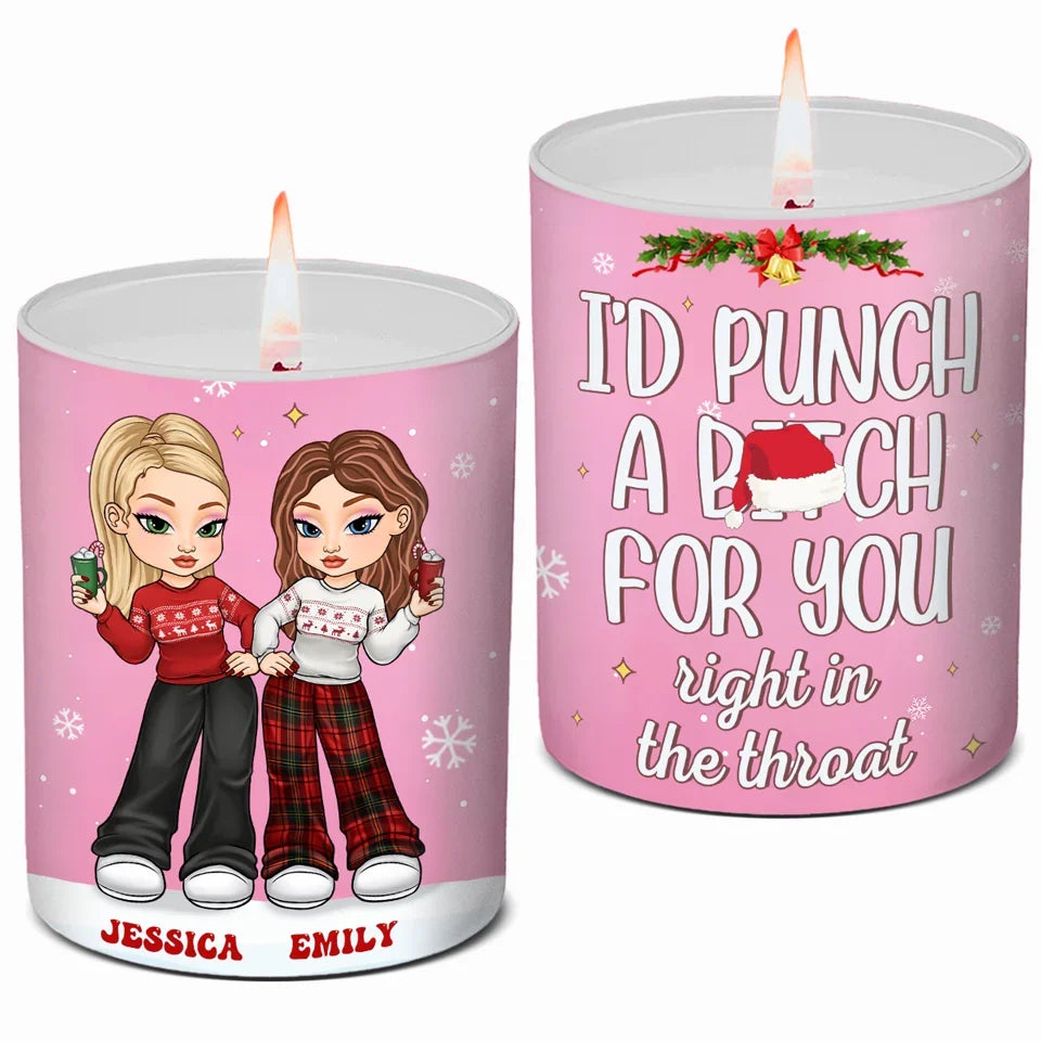 Friends Are Like Stars - Bestie Personalized Custom Smokeless Scented Candle - Christmas Gift For Best Friends, BFF, Sisters