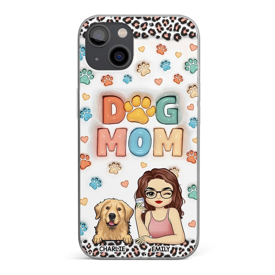 Furry Friends By My Side - Dog & Cat Personalized Custom 3D Inflated Effect Printed Clear Phone Case - Christmas Gift For Pet Owners, Pet Lovers