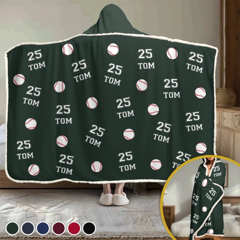 Just Play - Personalized Custom Wearable Blanket Hoodie - Christmas Gift For Sport Lovers, Sport Players