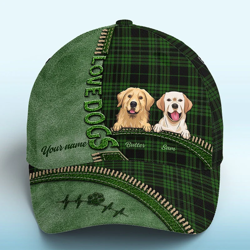 Love Dogs - Dog Personalized Custom Hat, All Over Print Classic Cap - Christmas Gift For Pet Owners, Pet Lovers