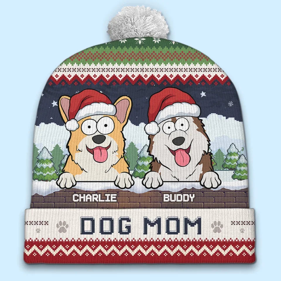 May Your Days Be Snuggly And Bright - Dog & Cat Personalized Custom Christmas Beanie Hat - Christmas Gift For Pet Owners, Pet Lovers