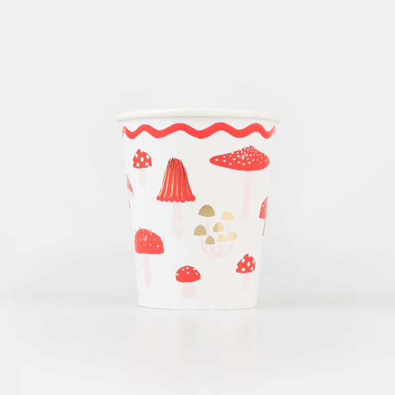 Merry Mushroom Cups (x 8)