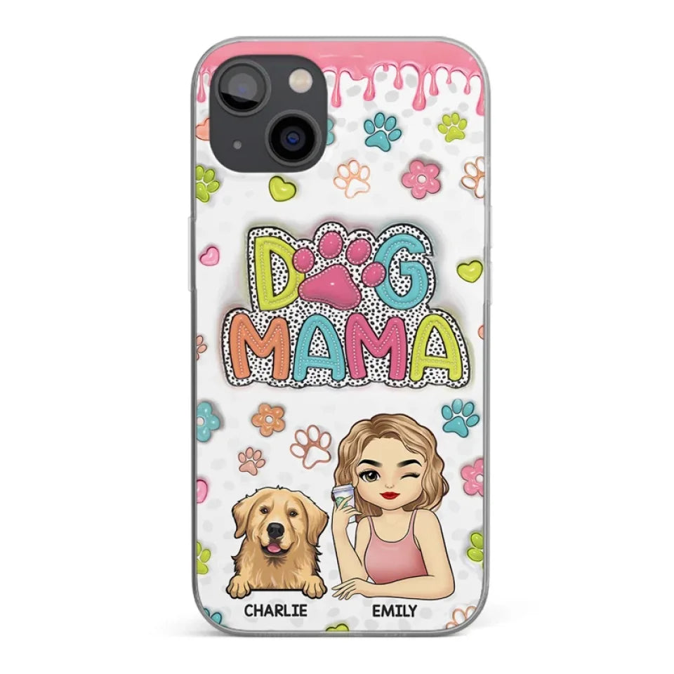 My Fur Babies Have Paws And Tails - Dog & Cat Personalized Custom 3D Inflated Effect Printed Clear Phone Case - Christmas Gift For Pet Owners, Pet Lovers