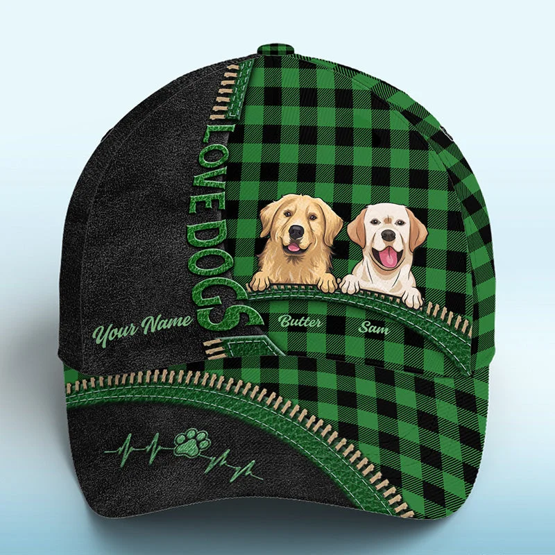 My Kids Have Paws - Dog Personalized Custom Hat, All Over Print Classic Cap - Christmas Gift For Pet Owners, Pet Lovers