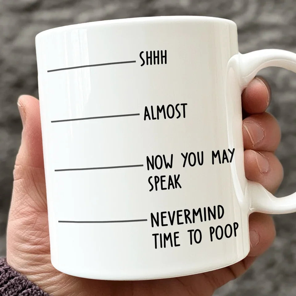 Now You May Speak - Friend Mug - Christmas Gift, Birthday Gift For Best Friends, Family Members, Coworkers