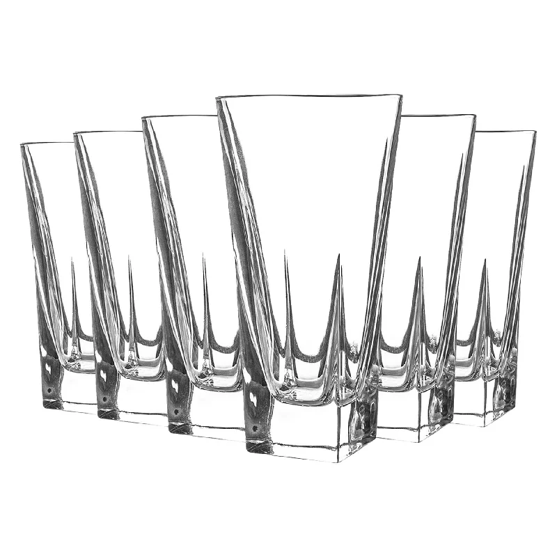 380ml Fusion Highball Glasses - Pack of Six - By RCR Crystal