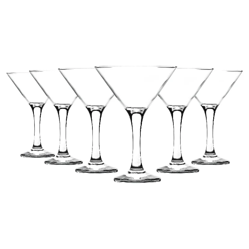 175ml Martini Glasses - Pack of Six - By Rink Drink