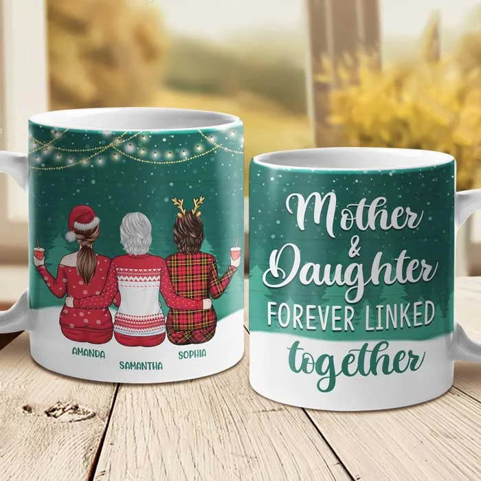 The Love Between Mother And Daughter Knows No Distance - Personalized Mug