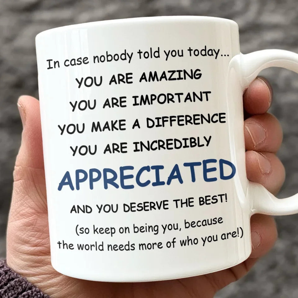 You Are Incredible, Never Forget That - Coworker Mug - Christmas Gift For Coworker