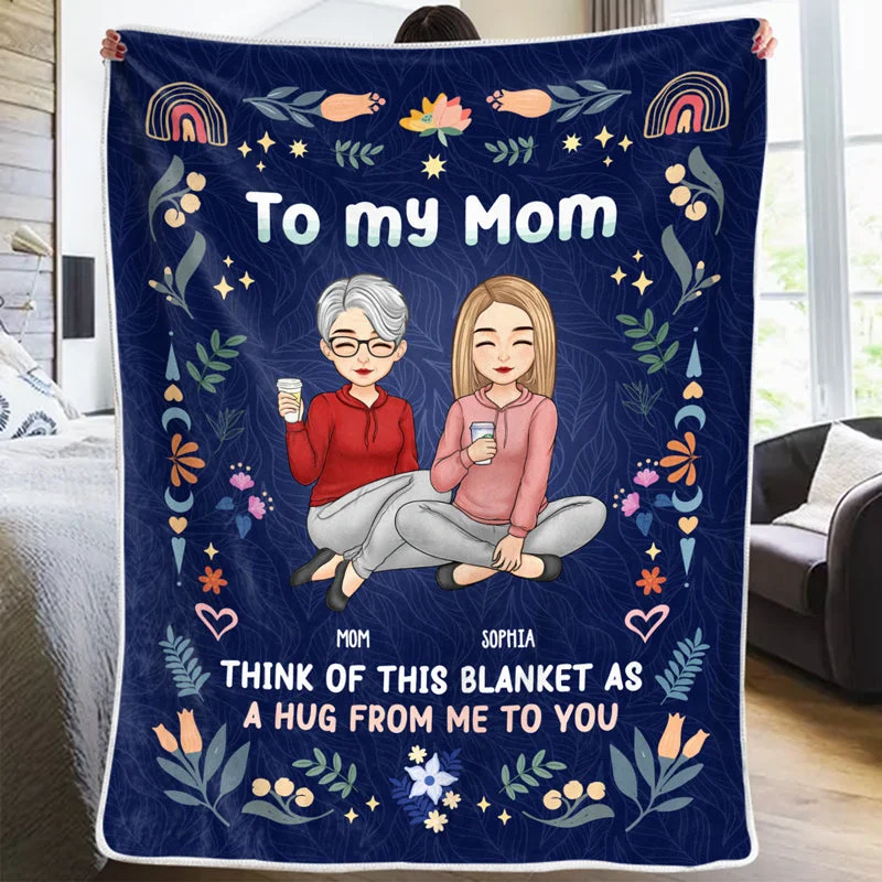 You Are More Than We Ever Expected - Family Personalized Custom Blanket - Christmas Gift From Mom